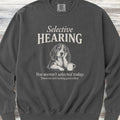 Beagle Selective Hearing Sweatshirt - Pepper