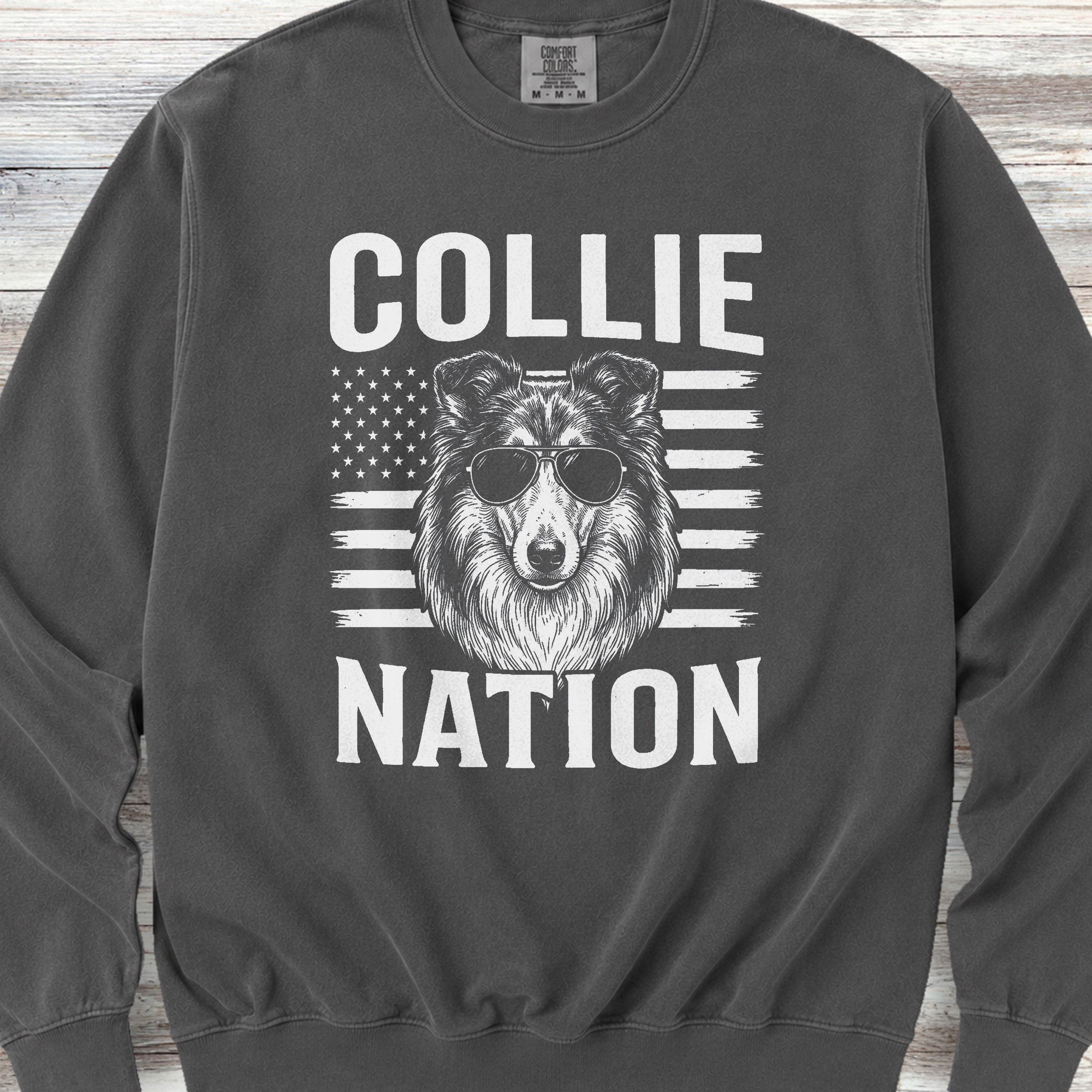 Rough Collie Nation Sweatshirt - Pepper
