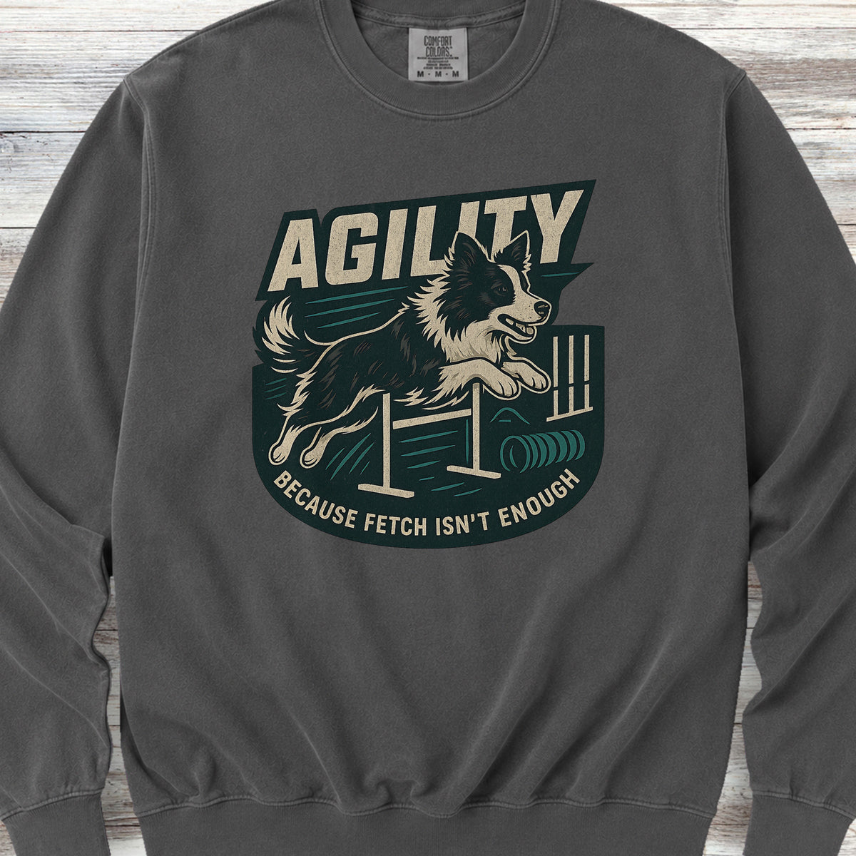 Border Collie Agility Sweatshirt - Pepper