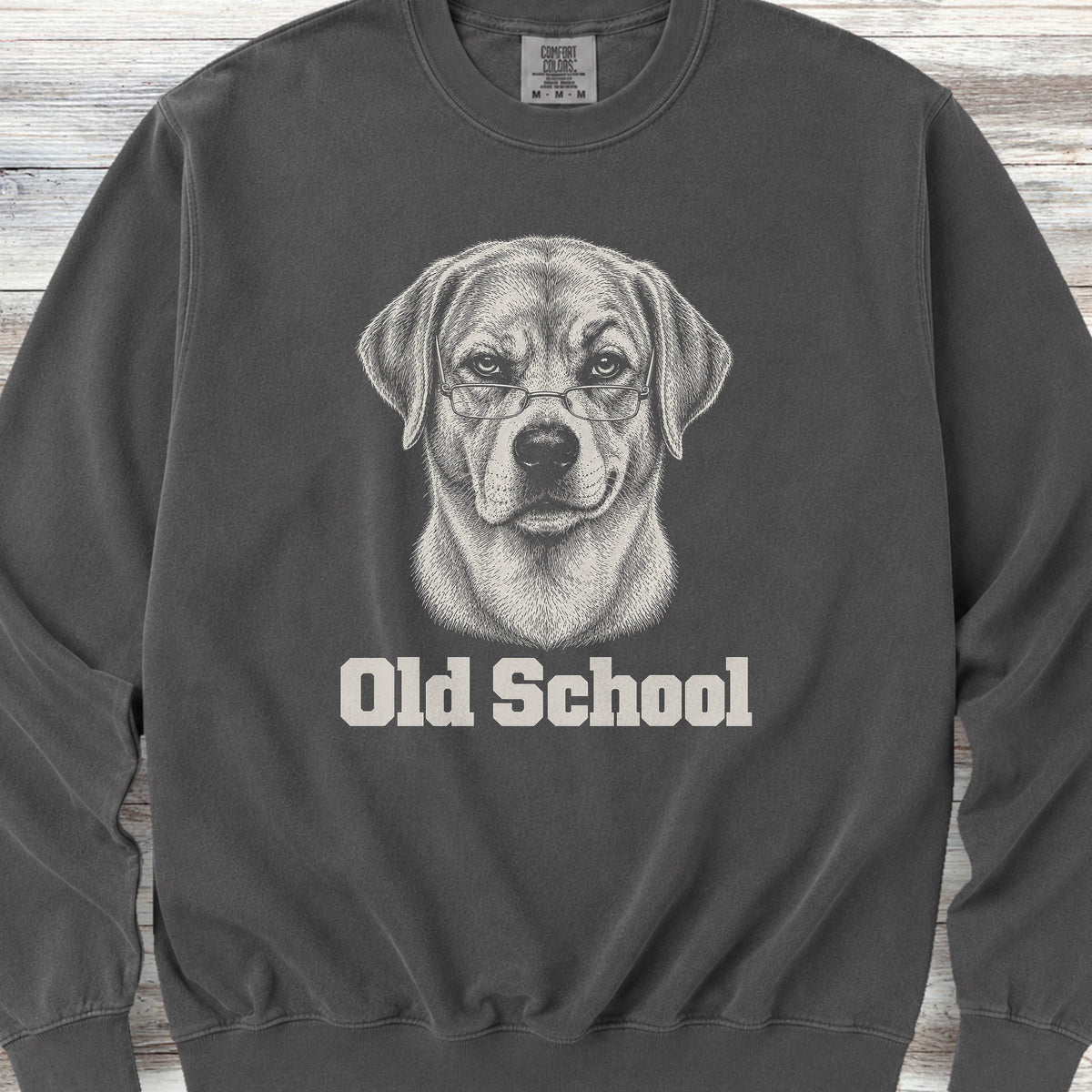 Labrador Retriever Yellow Old School Sweatshirt - Pepper