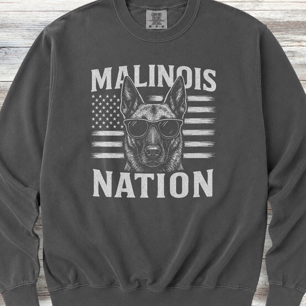 Belgian Malinois Nation Sweatshirt - Pepper