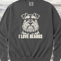 Schnauzer I Love Beards Sweatshirt - Pepper