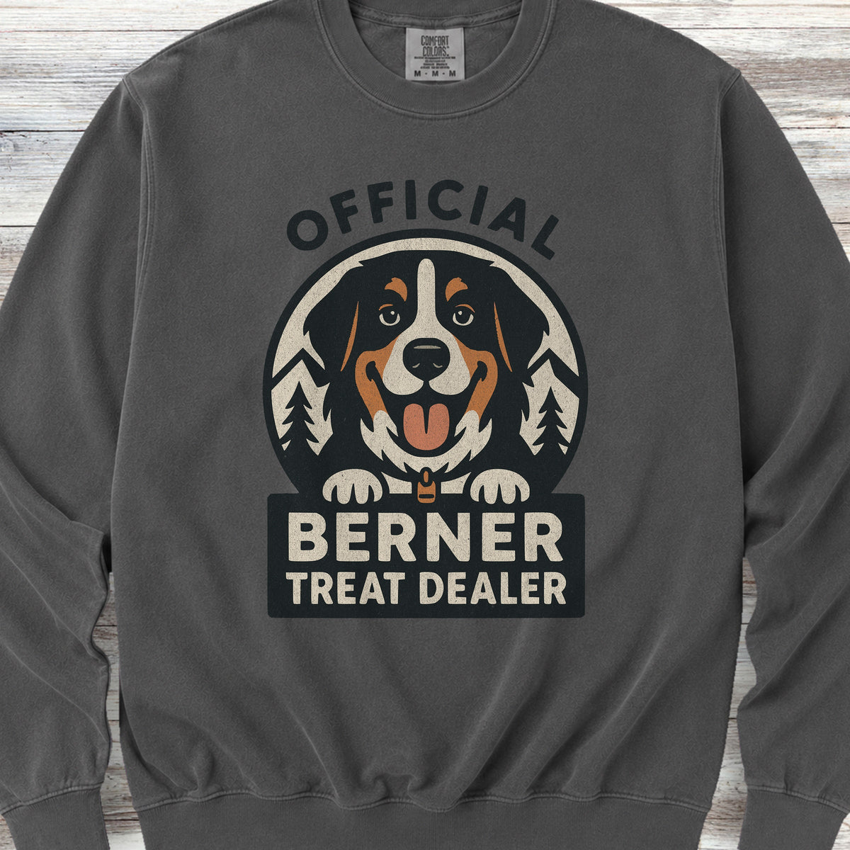 Bernese Mountain Dog Treat Dealer Sweatshirt - Pepper