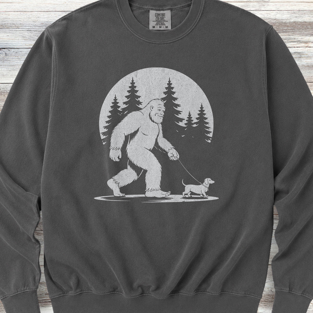 Dachshund Bigfoot Sweatshirt - Pepper