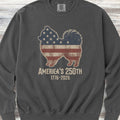 Pomeranian Vintage USA Sweatshirt - Pepper