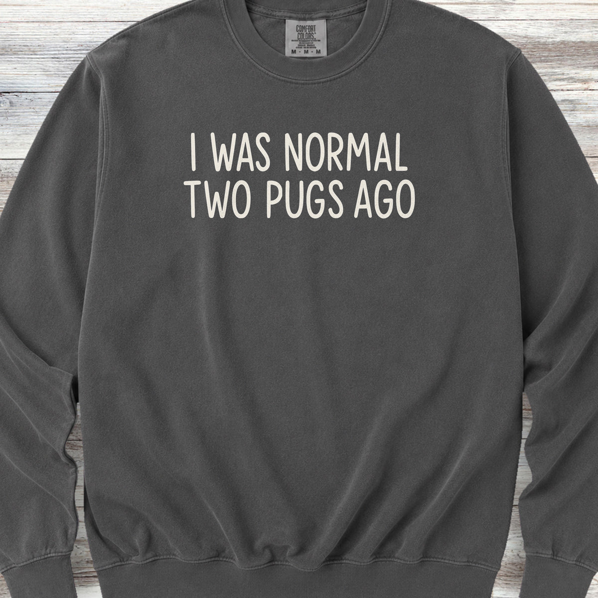 Pug Normal Sweatshirt - Pepper