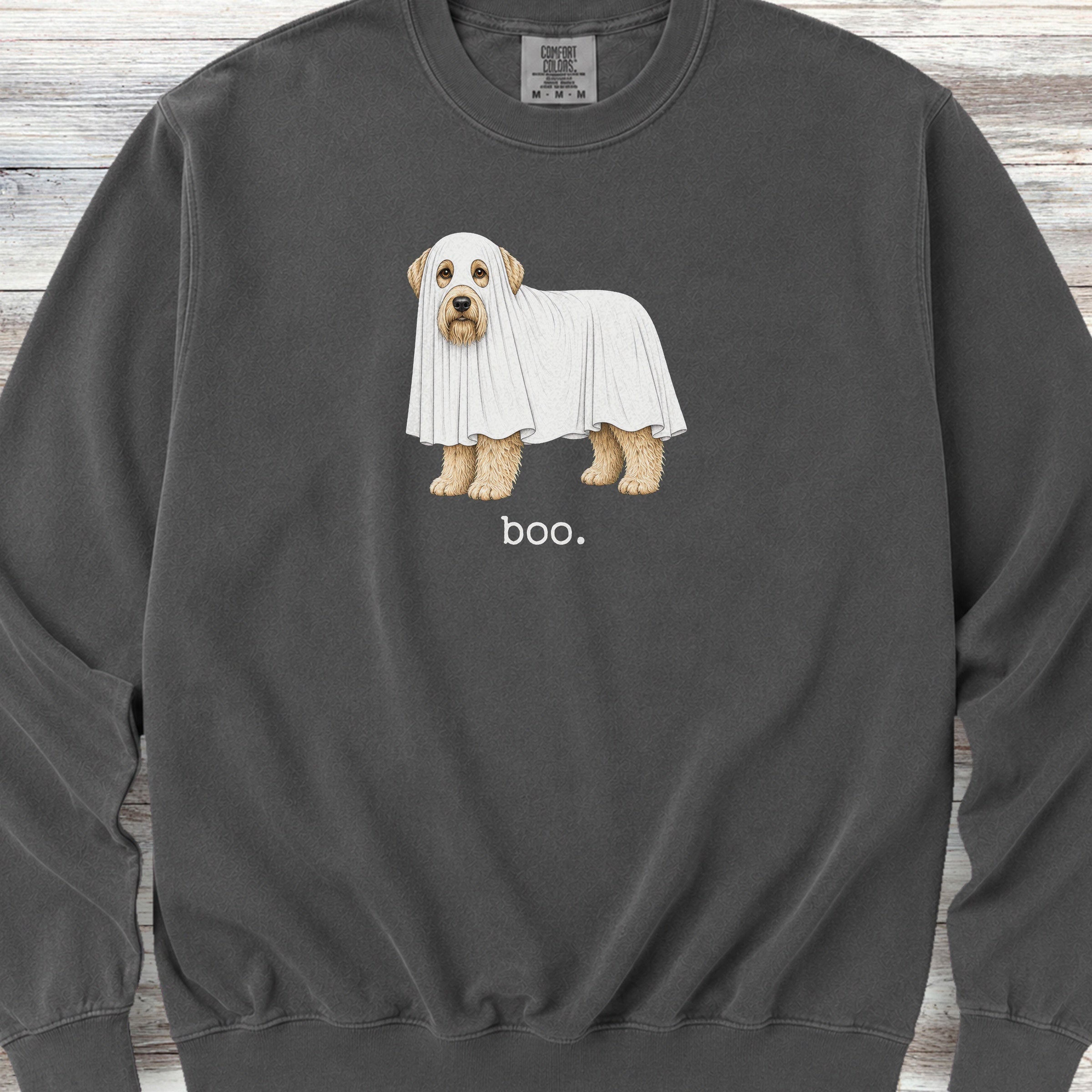 Soft Coated Wheaten Terrier Boo Sweatshirt - Pepper