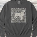 Labrador Retriever Yellow Linocut Sweatshirt - Pepper