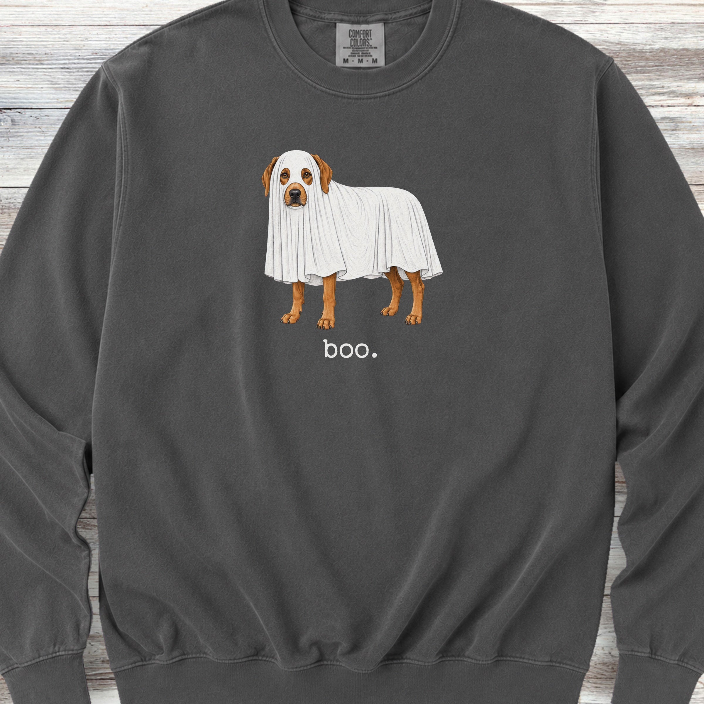 Rhodesian Ridgeback Boo Sweatshirt - Pepper