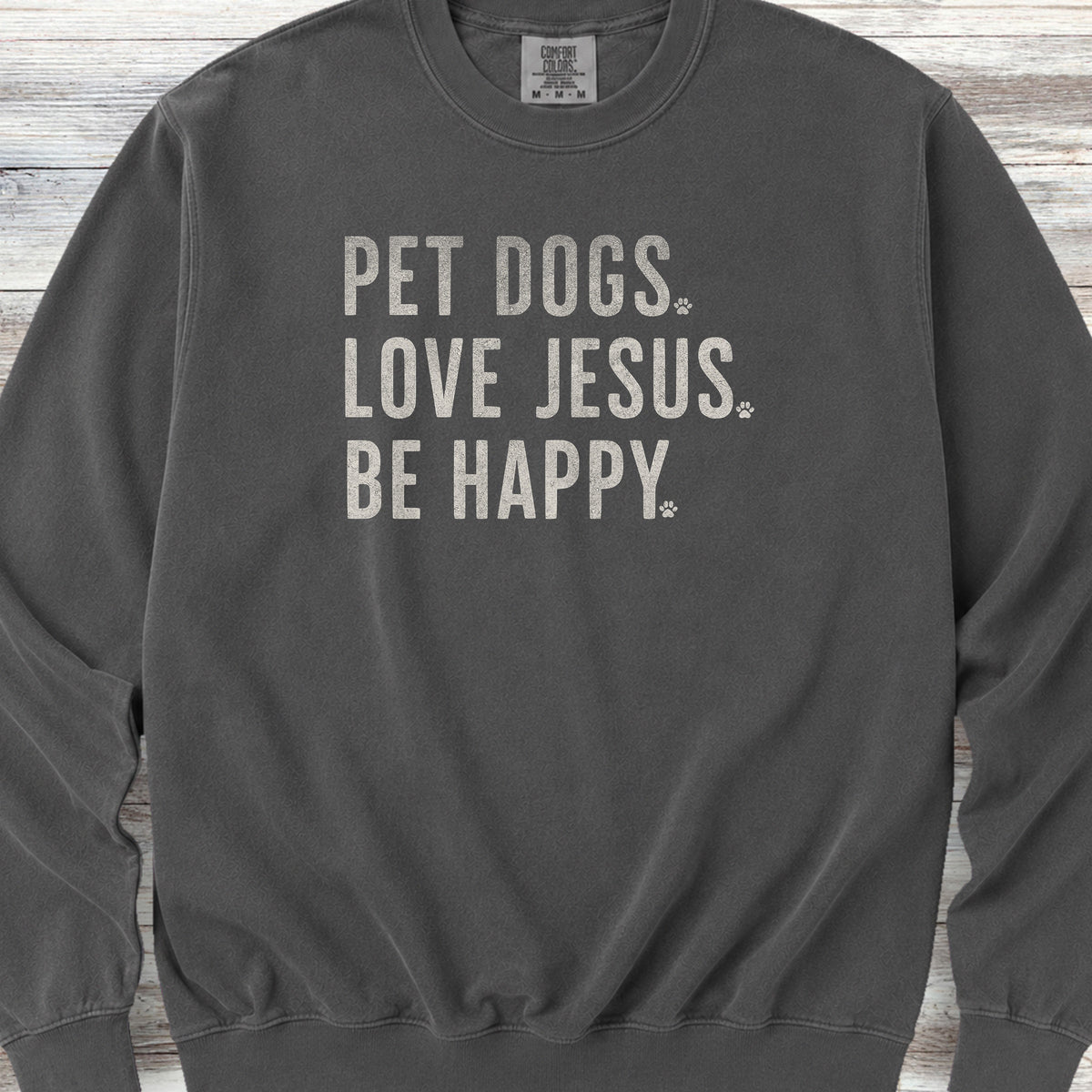 Love Jesus Sweatshirt - Pepper