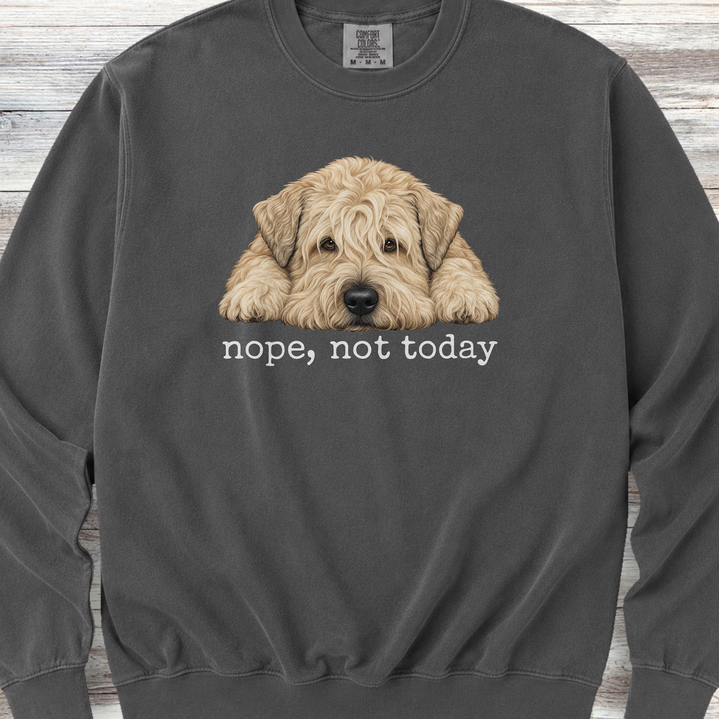 Wheaten Nope Sweatshirt - Pepper