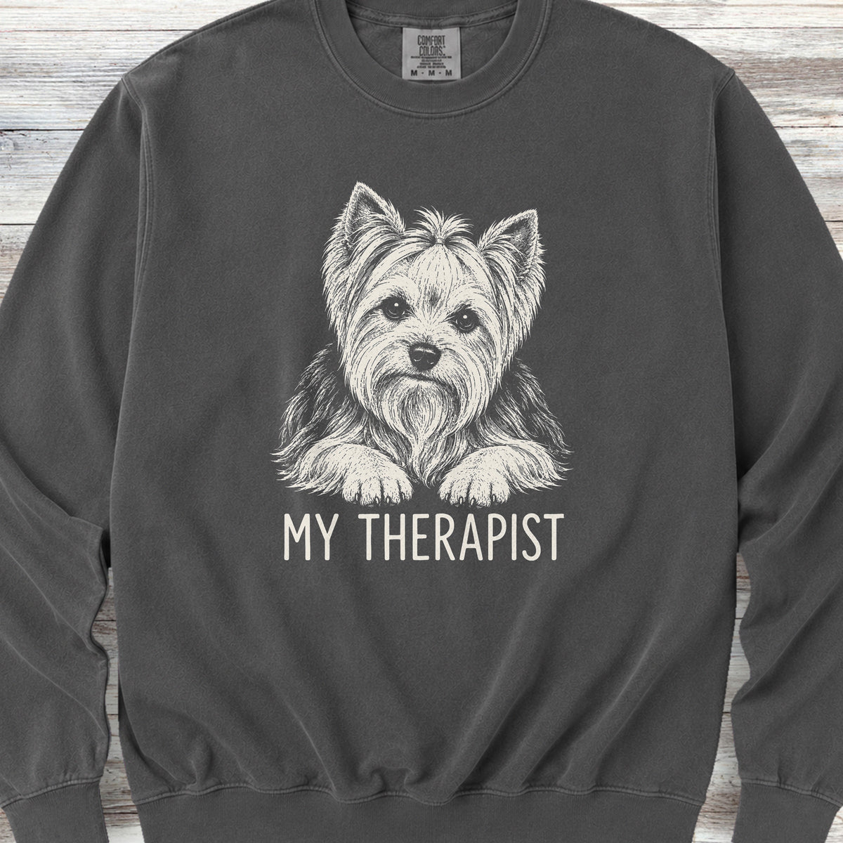 Yorkshire Terrier Therapist Sweatshirt - Pepper