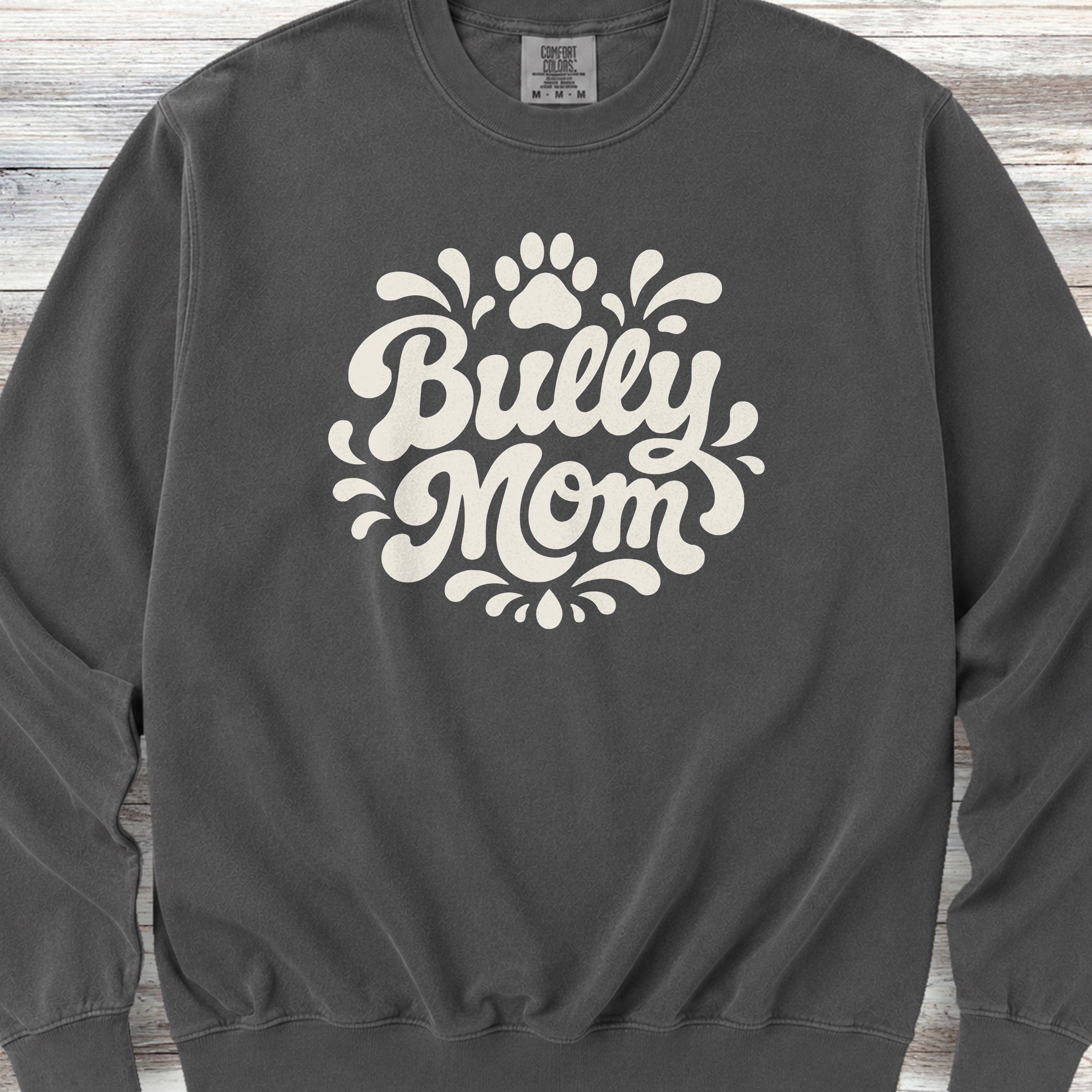 American Bully Groovy Mom Sweatshirt - Pepper