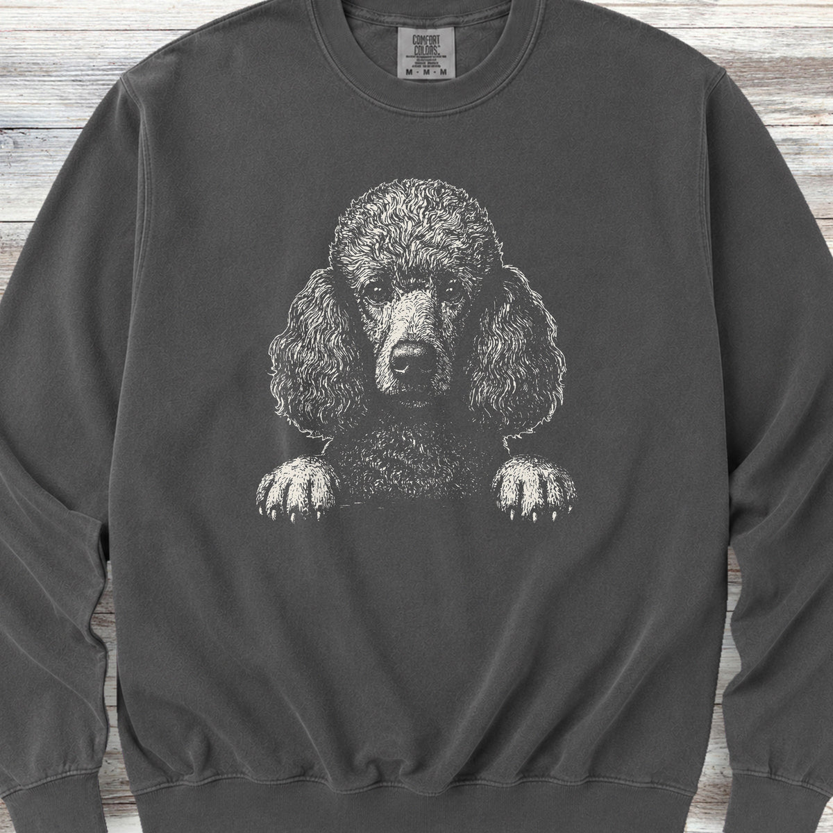 Hello Poodle Sweatshirt - Pepper