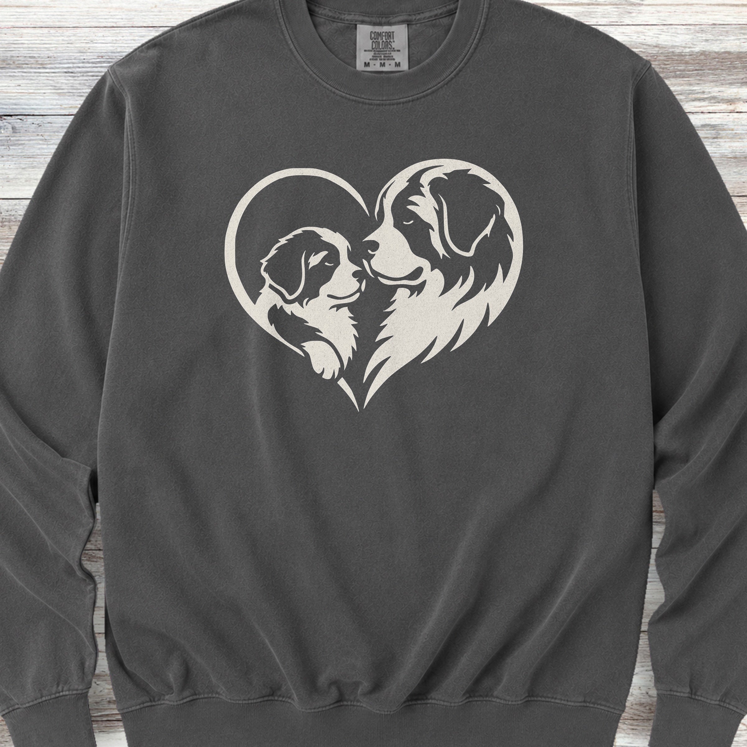 Saint Bernard Heart Bond Sweatshirt - Pepper