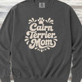 Cairn Terrier Groovy Mom Sweatshirt - Pepper