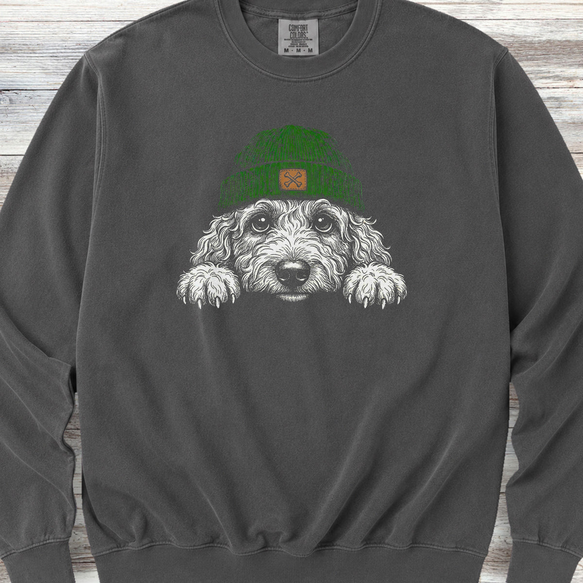 Doodle Peek-A-Doo Sweatshirt - Pepper