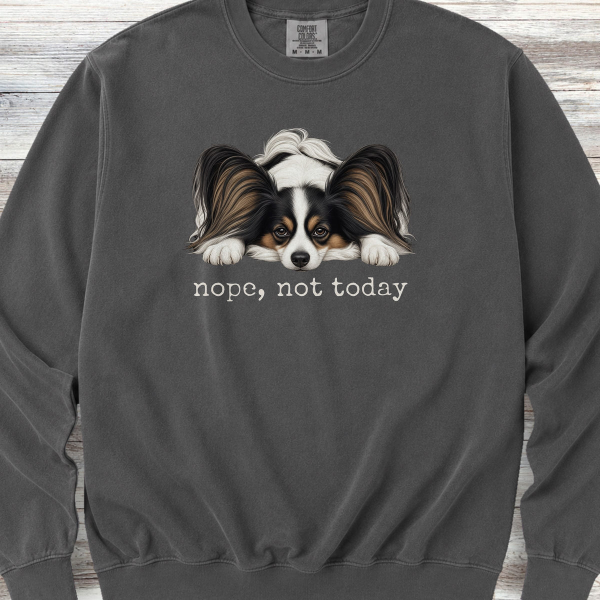 Papillon Nope Sweatshirt - Pepper