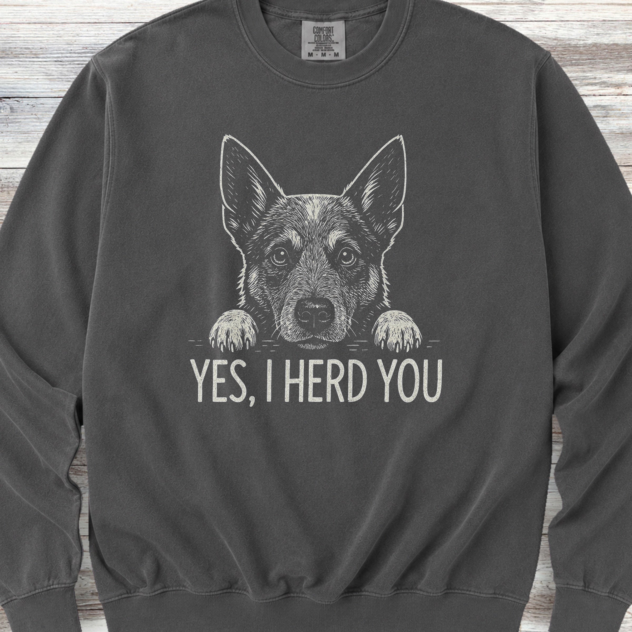 Australian Cattle Dog Herd You Sweatshirt - Pepper