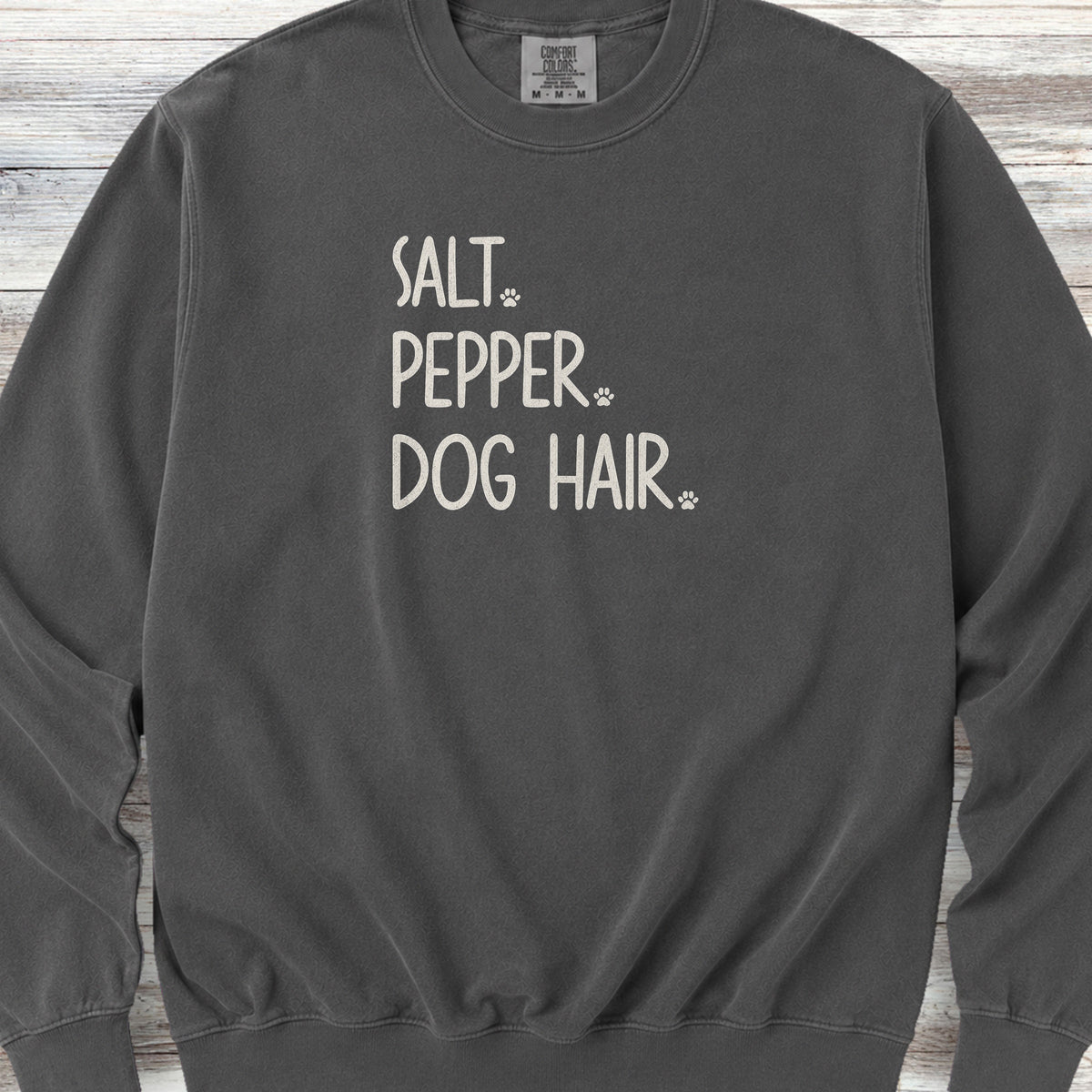 Salt Pepper Dog Hair Sweatshirt - Pepper