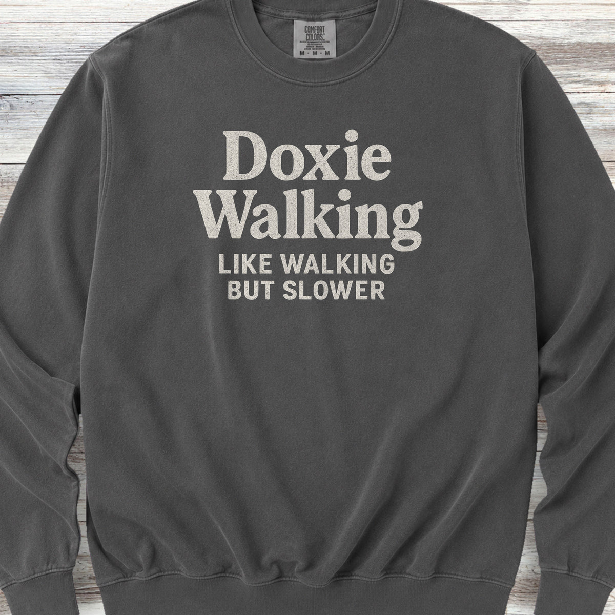 Dachshund Doxie Walking Sweatshirt - Pepper