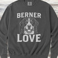 Bernese Mountain Dog Love Portrait Sweatshirt - Pepper