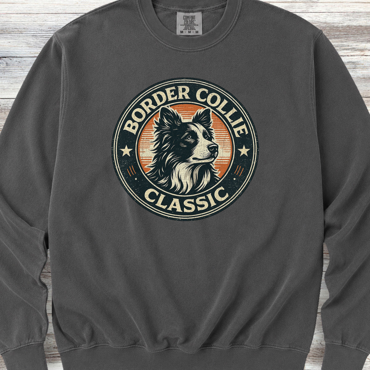Border Collie Classic Sweatshirt - Pepper