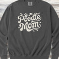 Poodle Groovy Mom Sweatshirt - Pepper