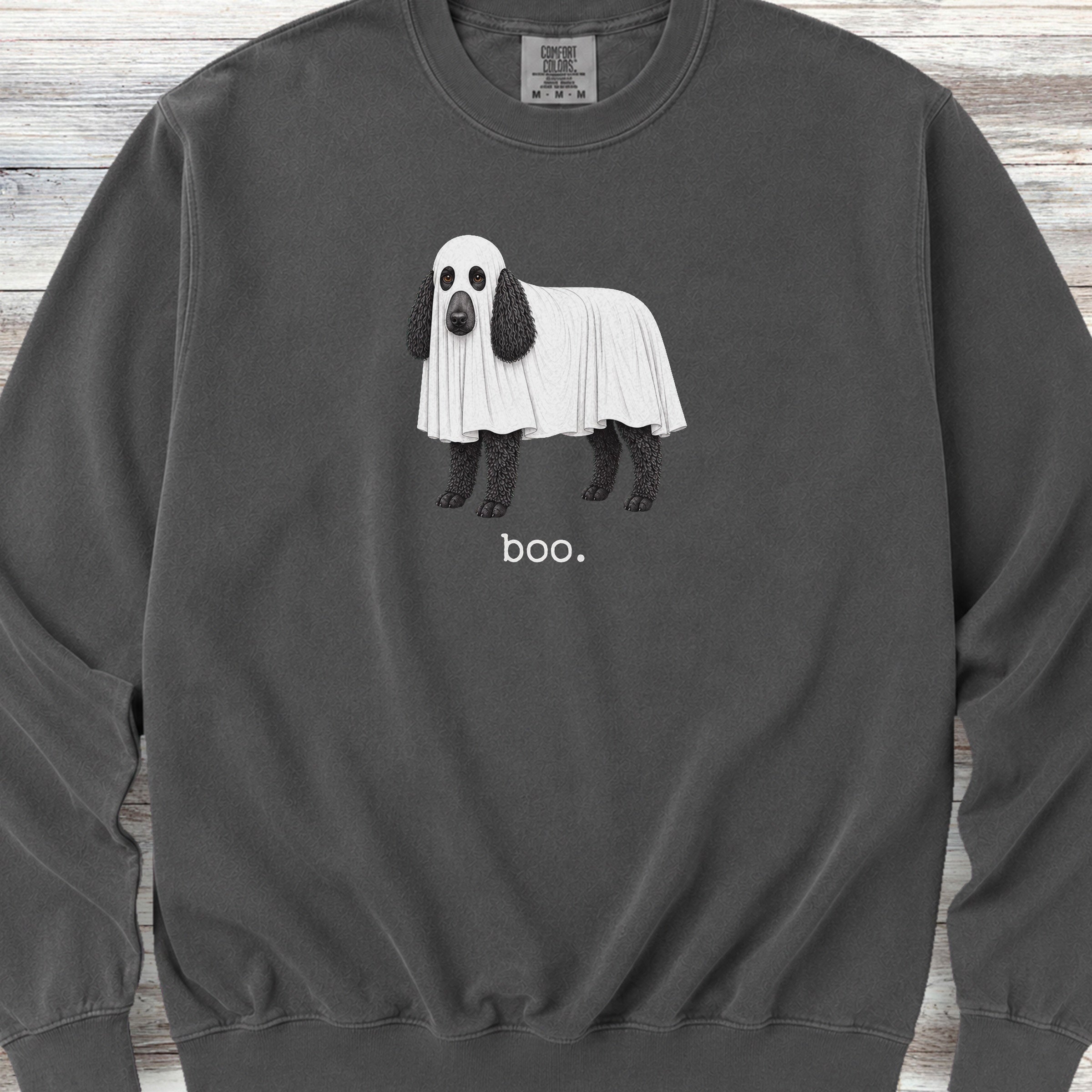 Poodle Black Boo Sweatshirt - Pepper