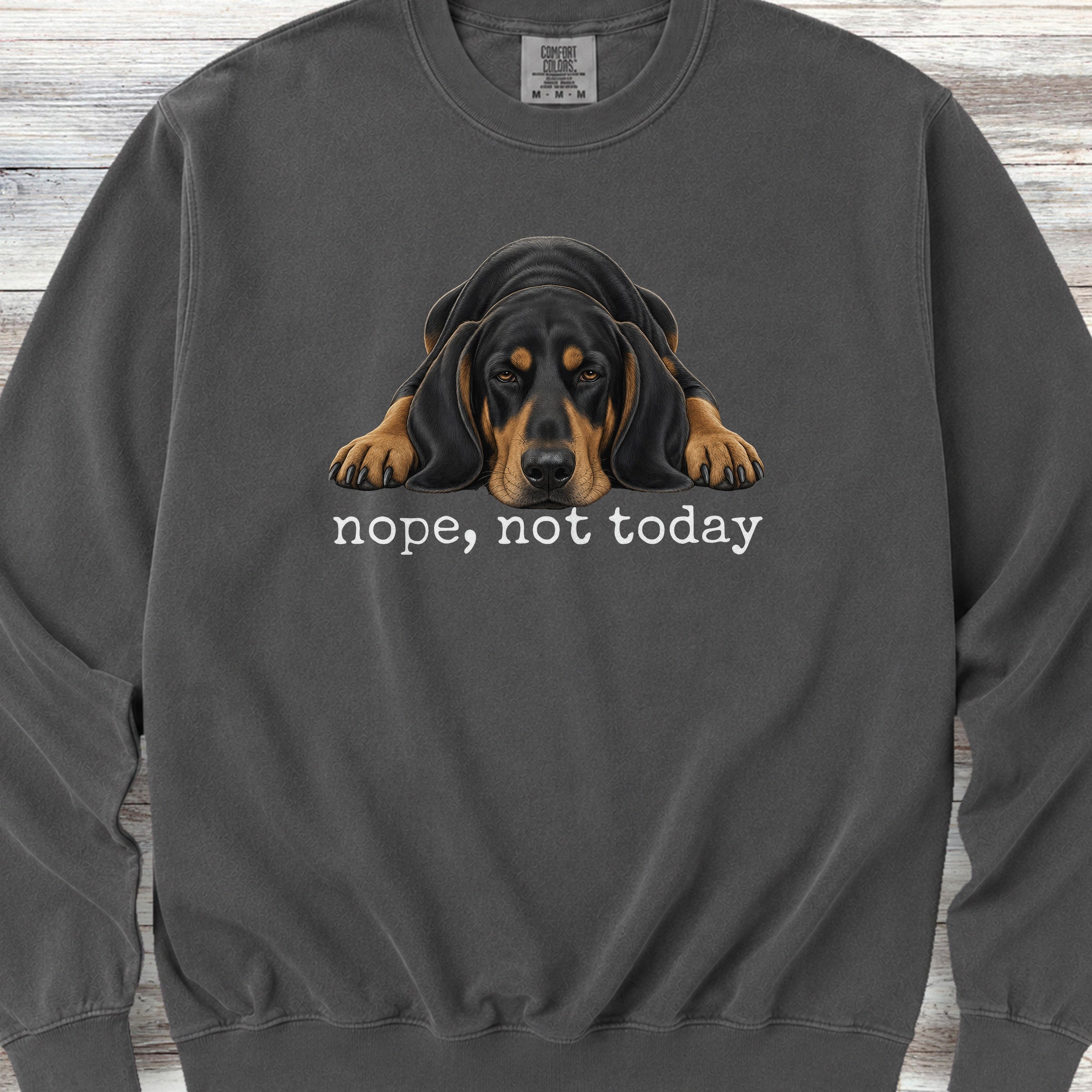 Coonhound Nope Sweatshirt - Pepper
