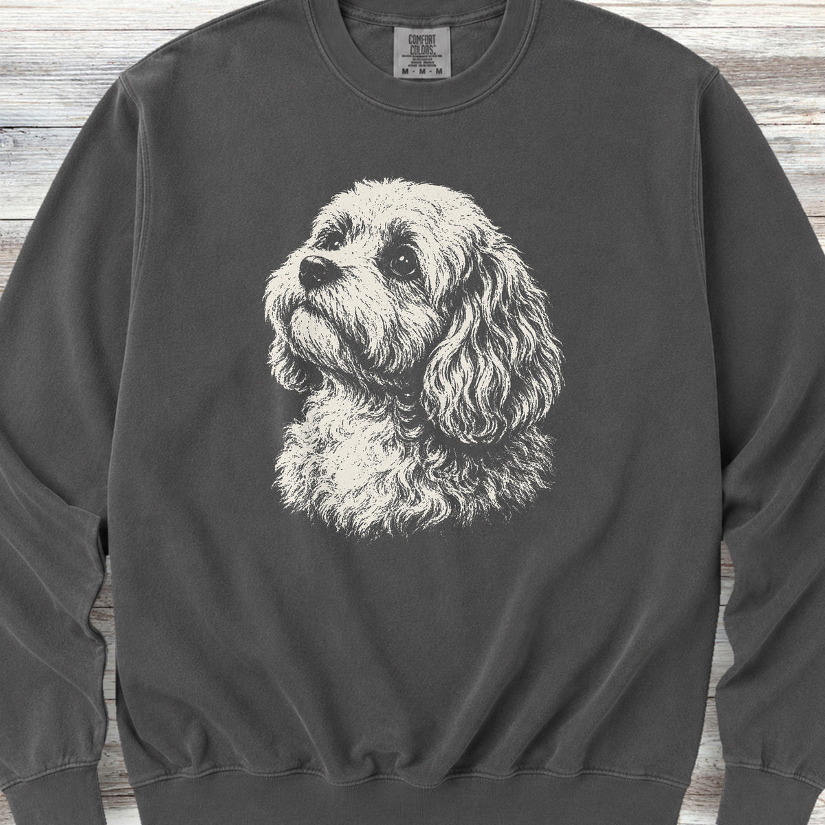 Cavapoo Loyalty Sweatshirt - Pepper