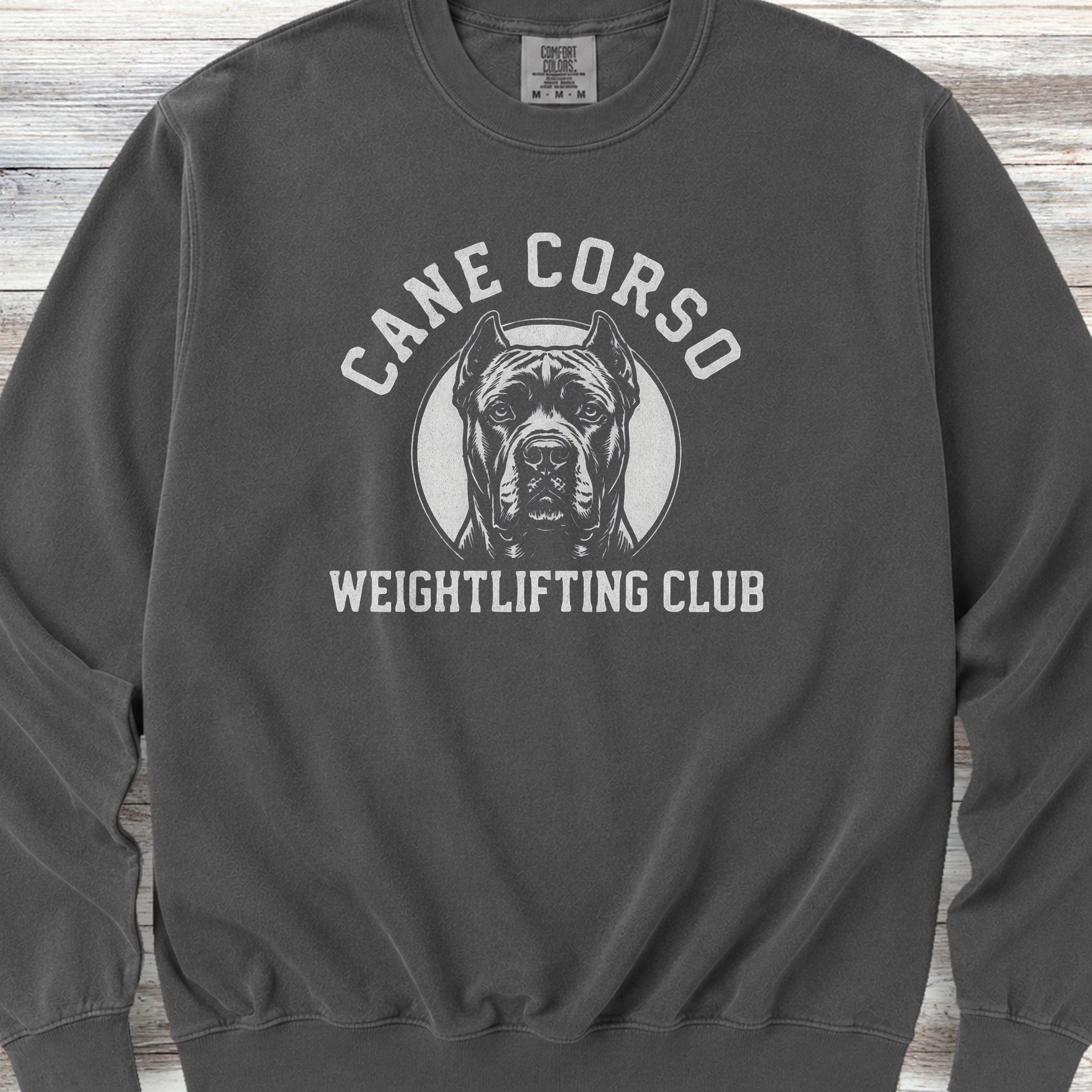 Cane Corso Weightlifting Sweatshirt - Pepper