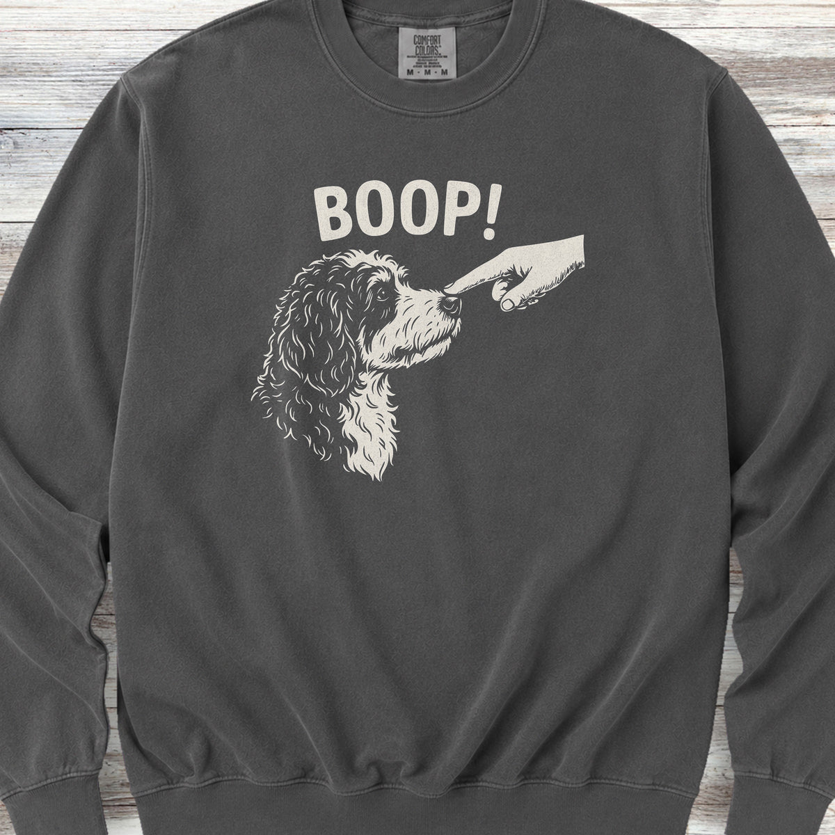 Bernedoodle BOOP! Sweatshirt - Pepper
