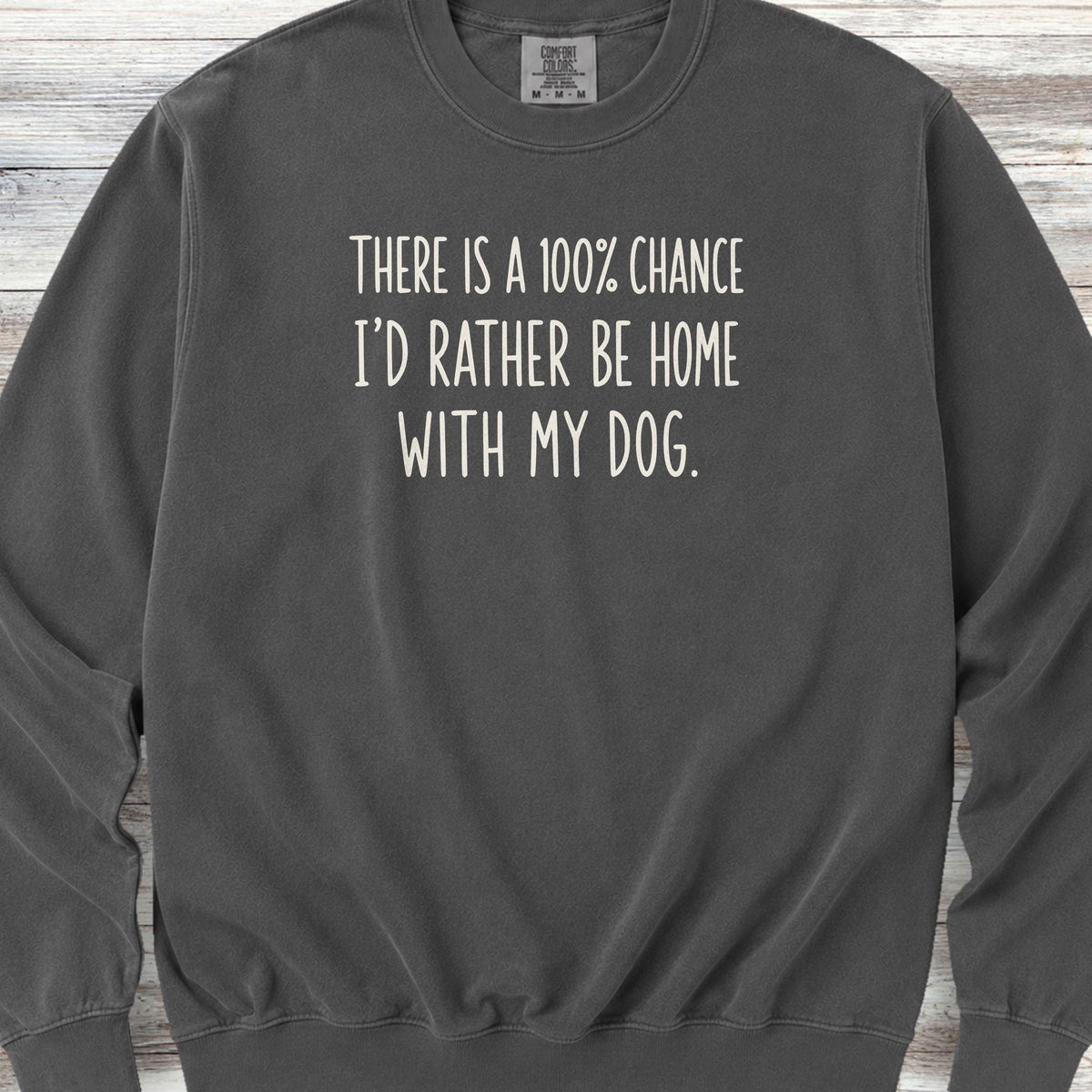 I'd Rather Be Home Sweatshirt - Pepper
