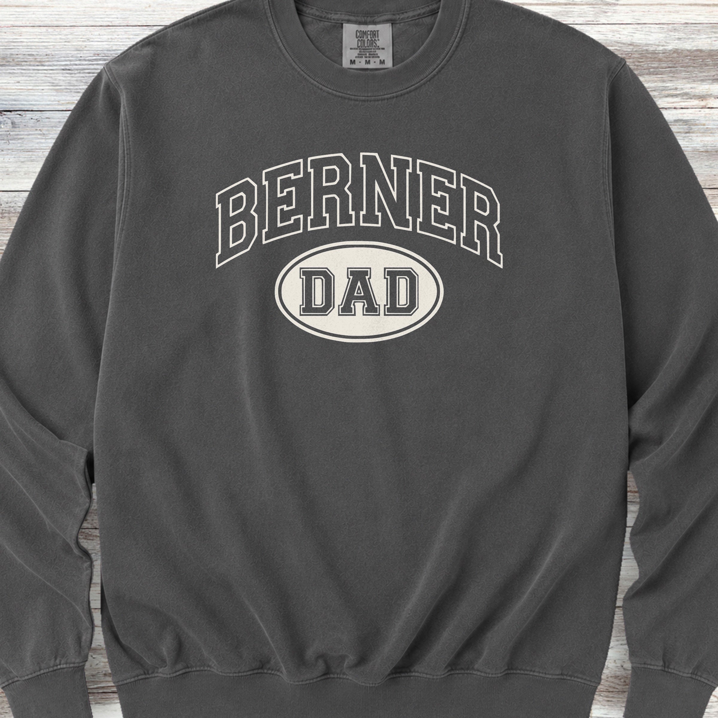Bernese Mountain Dog Dad Sweatshirt - Pepper