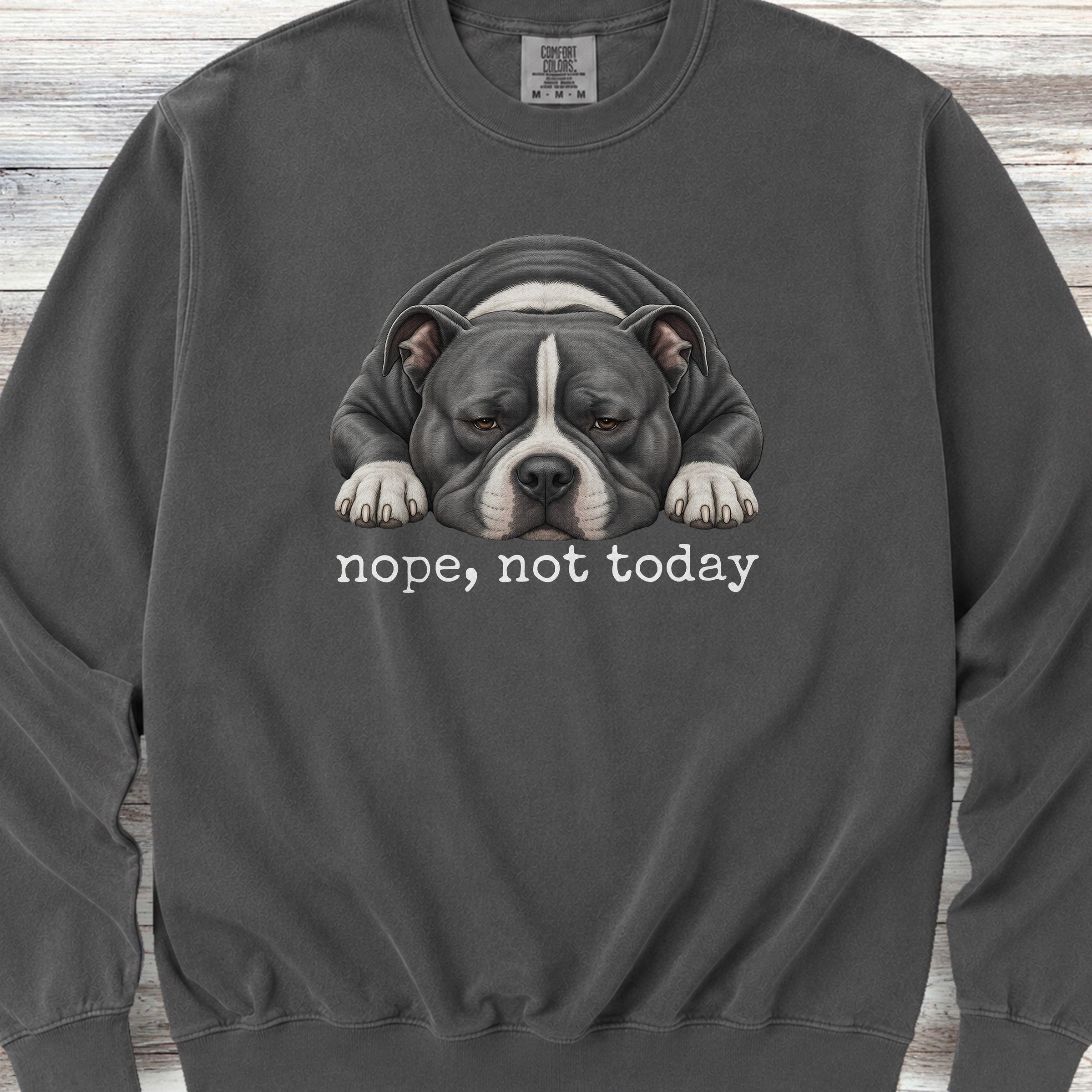 American Bully Nope Sweatshirt - Pepper