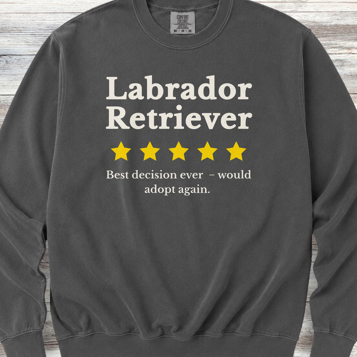 Labrador Retriever Review Sweatshirt - Pepper
