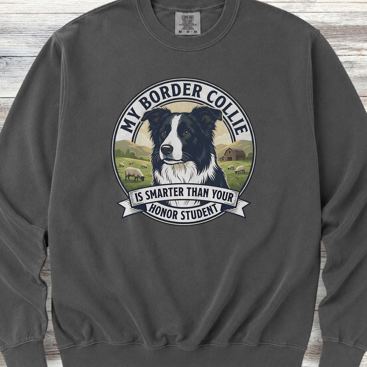 Border Collie Smart Sweatshirt - Pepper