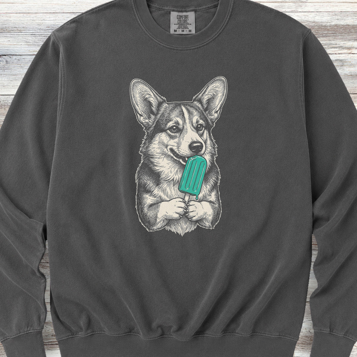 Corgi Pupsicle Sweatshirt - Pepper