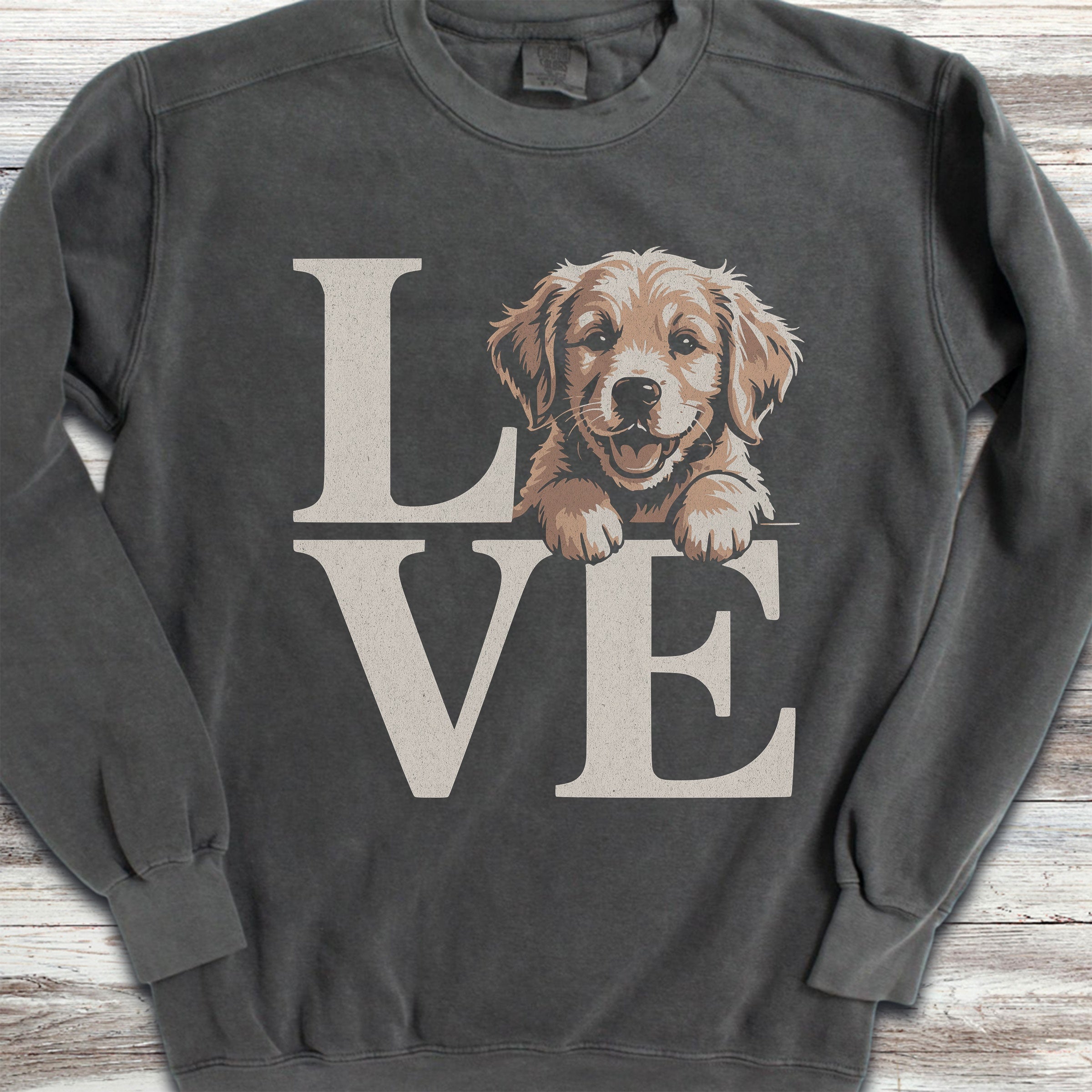 Golden Retriever Love Sweatshirt - Pepper