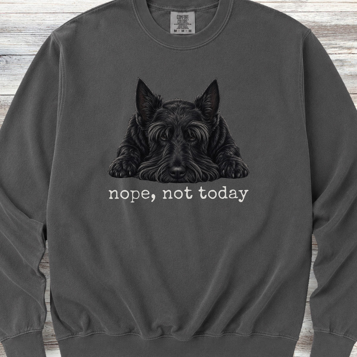 Scottish Terrier Nope Sweatshirt - Pepper