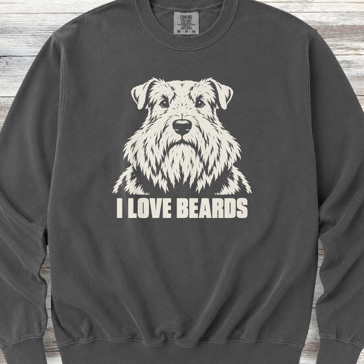 Sealyham Terrier I Love Beards Sweatshirt - Pepper