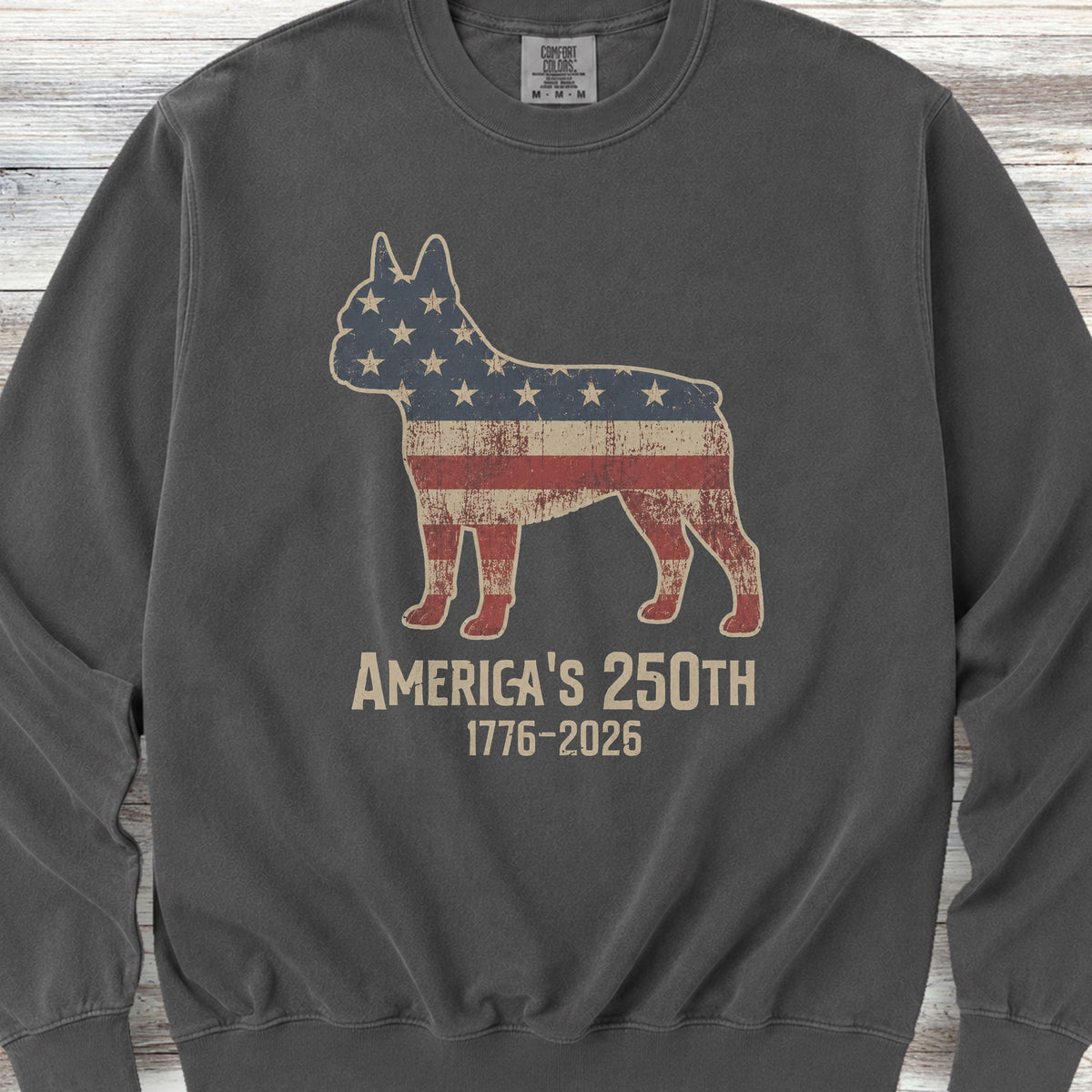 Boston Terrier 250 Sweatshirt - Pepper