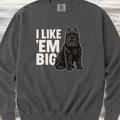 Bouvier Cropped Big Sweatshirt - Pepper