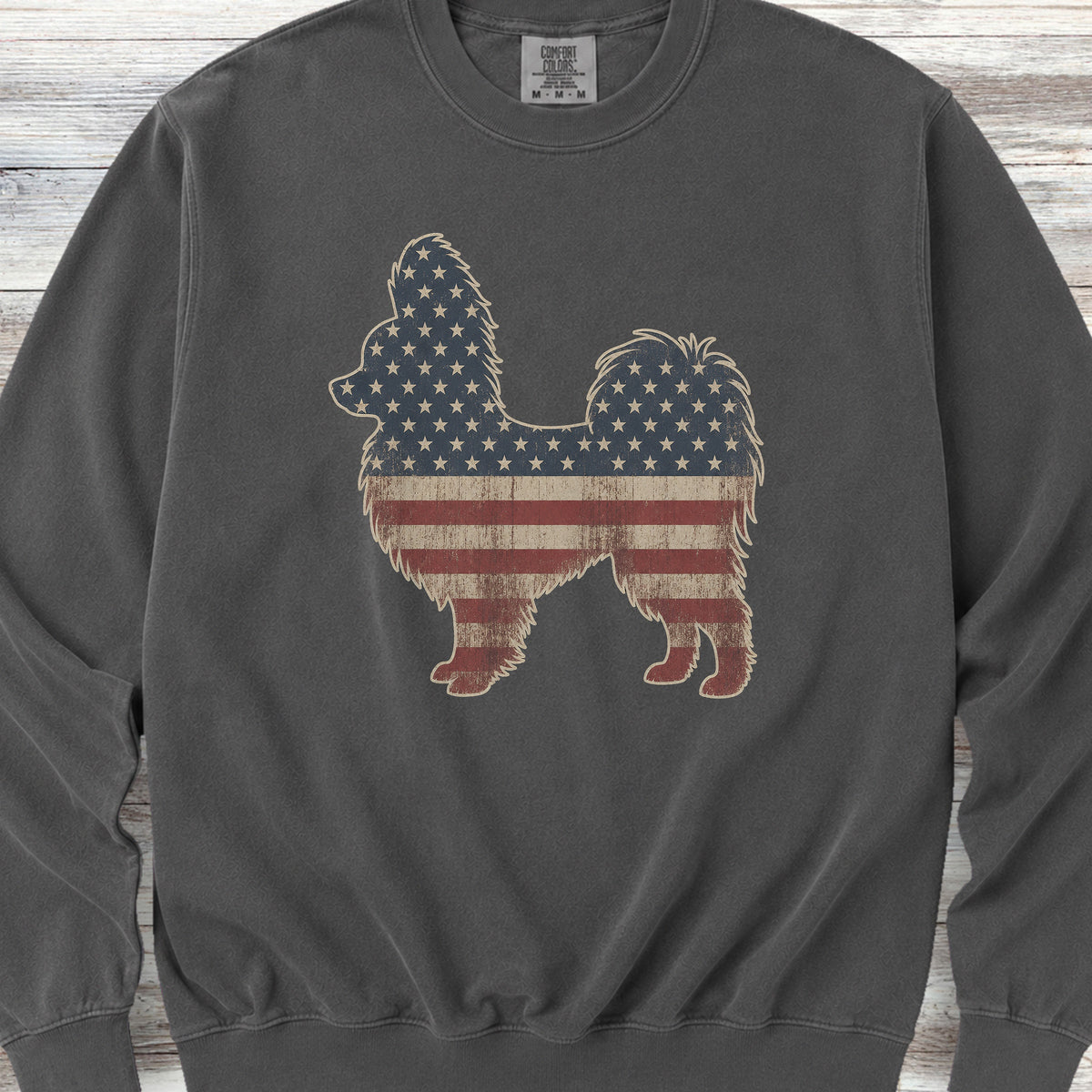 Papillon Vintage USA Sweatshirt - Pepper