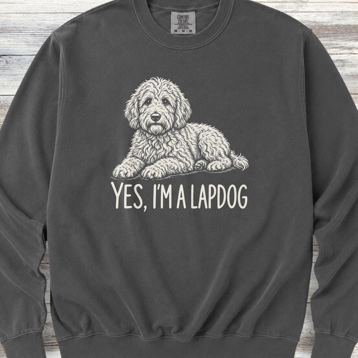 Goldendoodle Lapdog Sweatshirt - Pepper