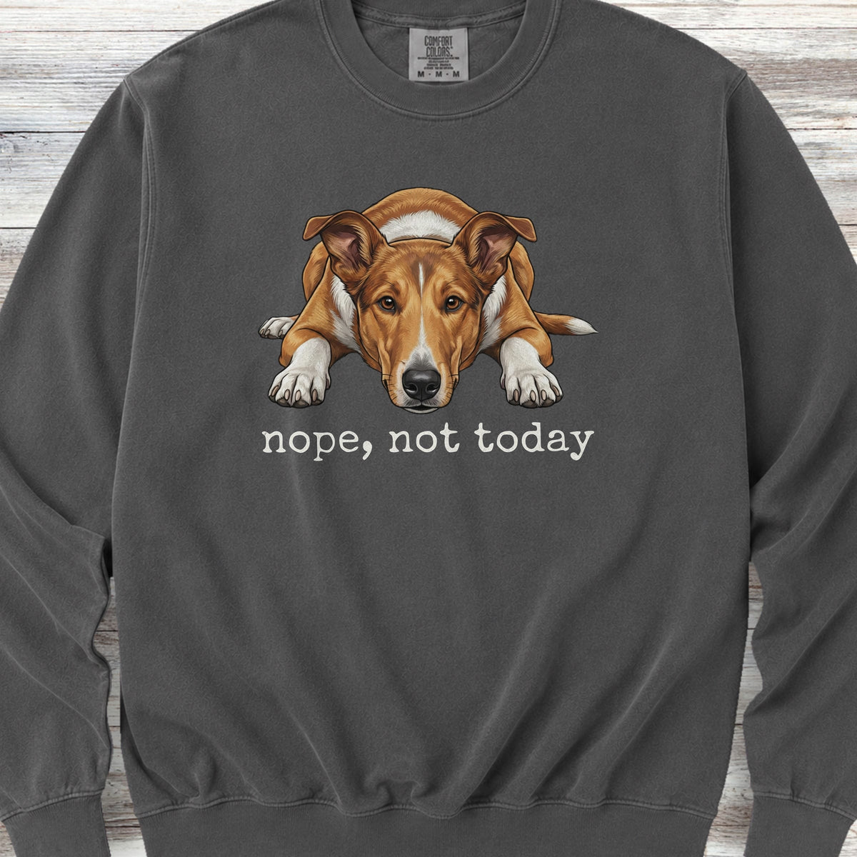 Smooth Collie Nope Sweatshirt - Pepper