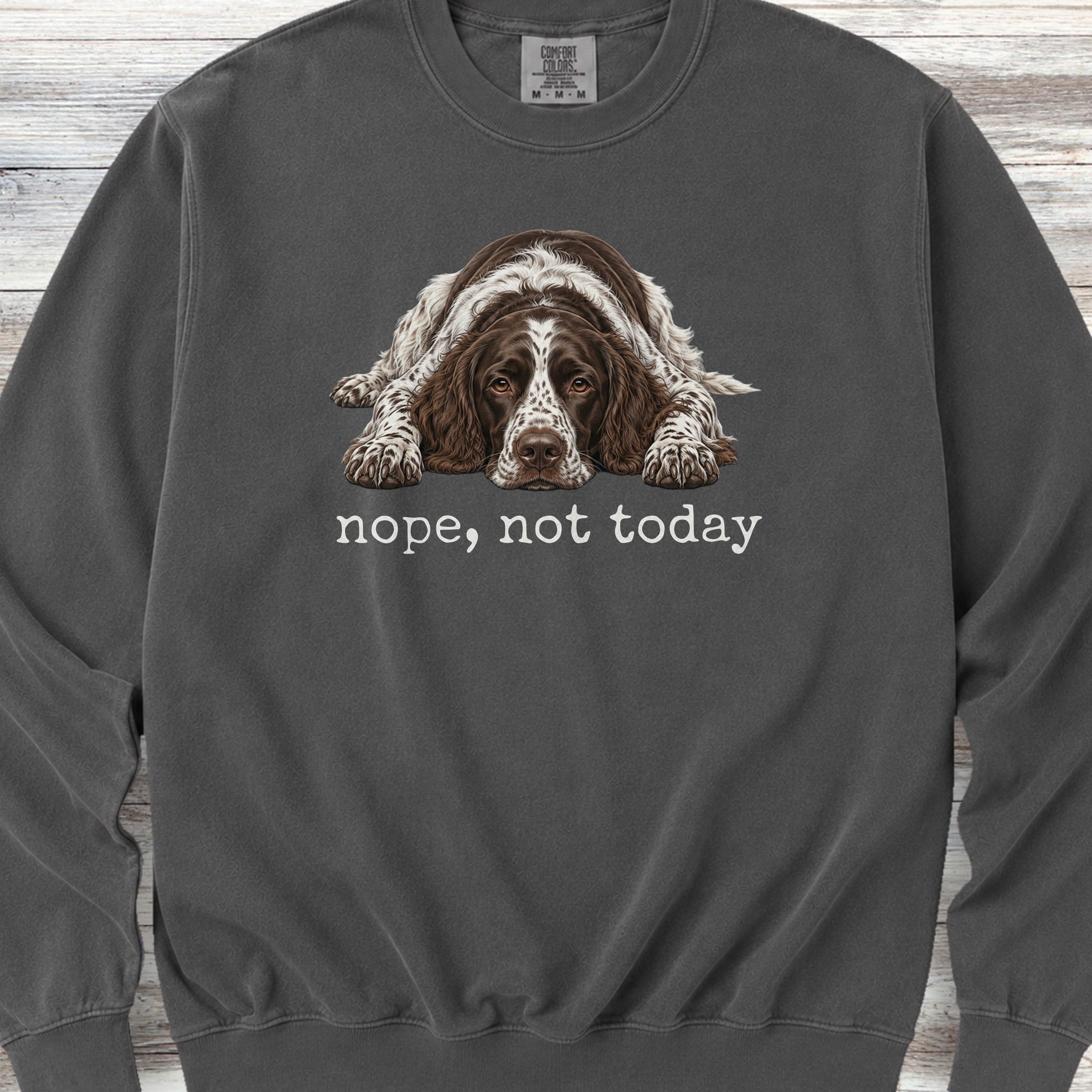 English Springer Spaniel Nope Sweatshirt - Pepper