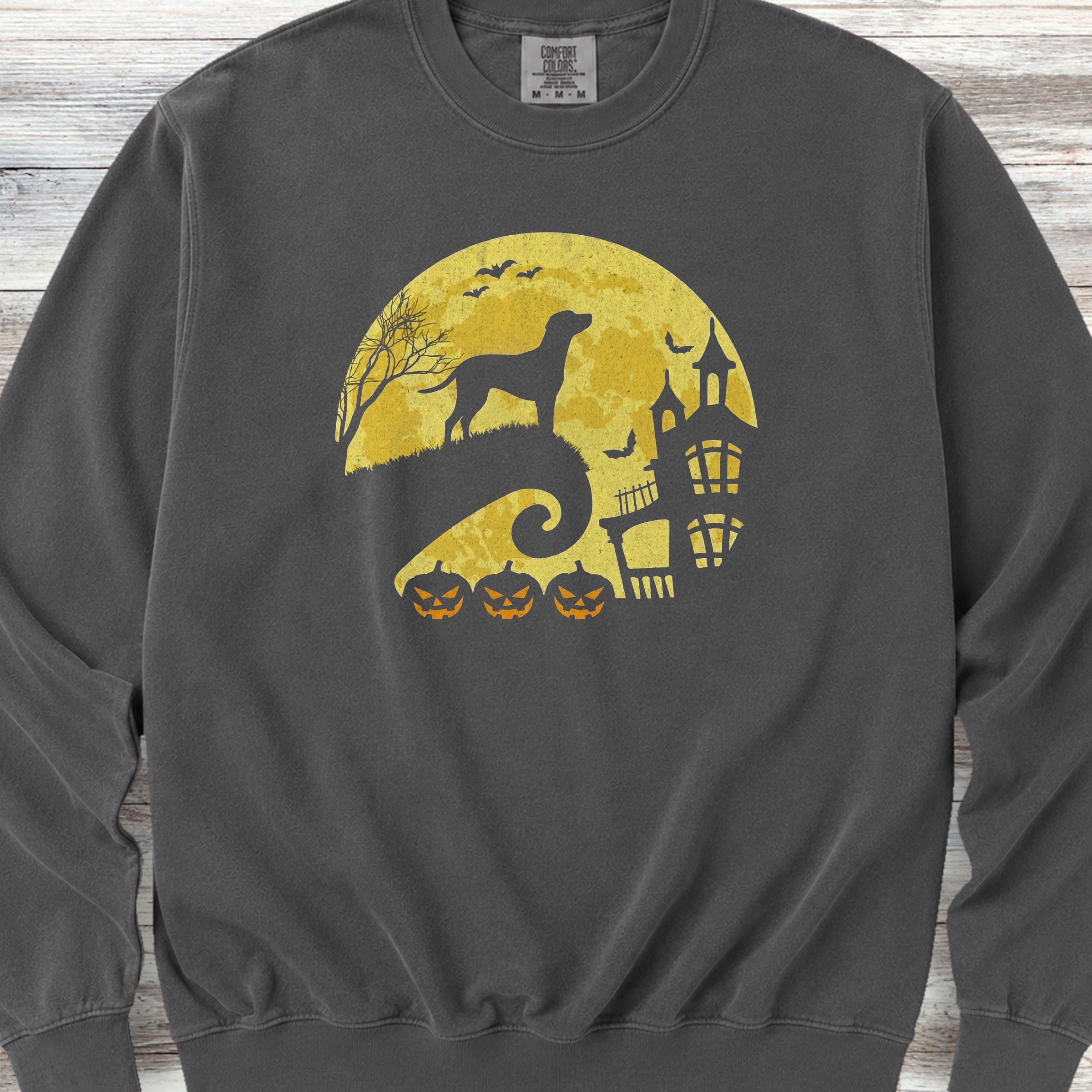 Coonhound Halloween Moon Sweatshirt - Pepper