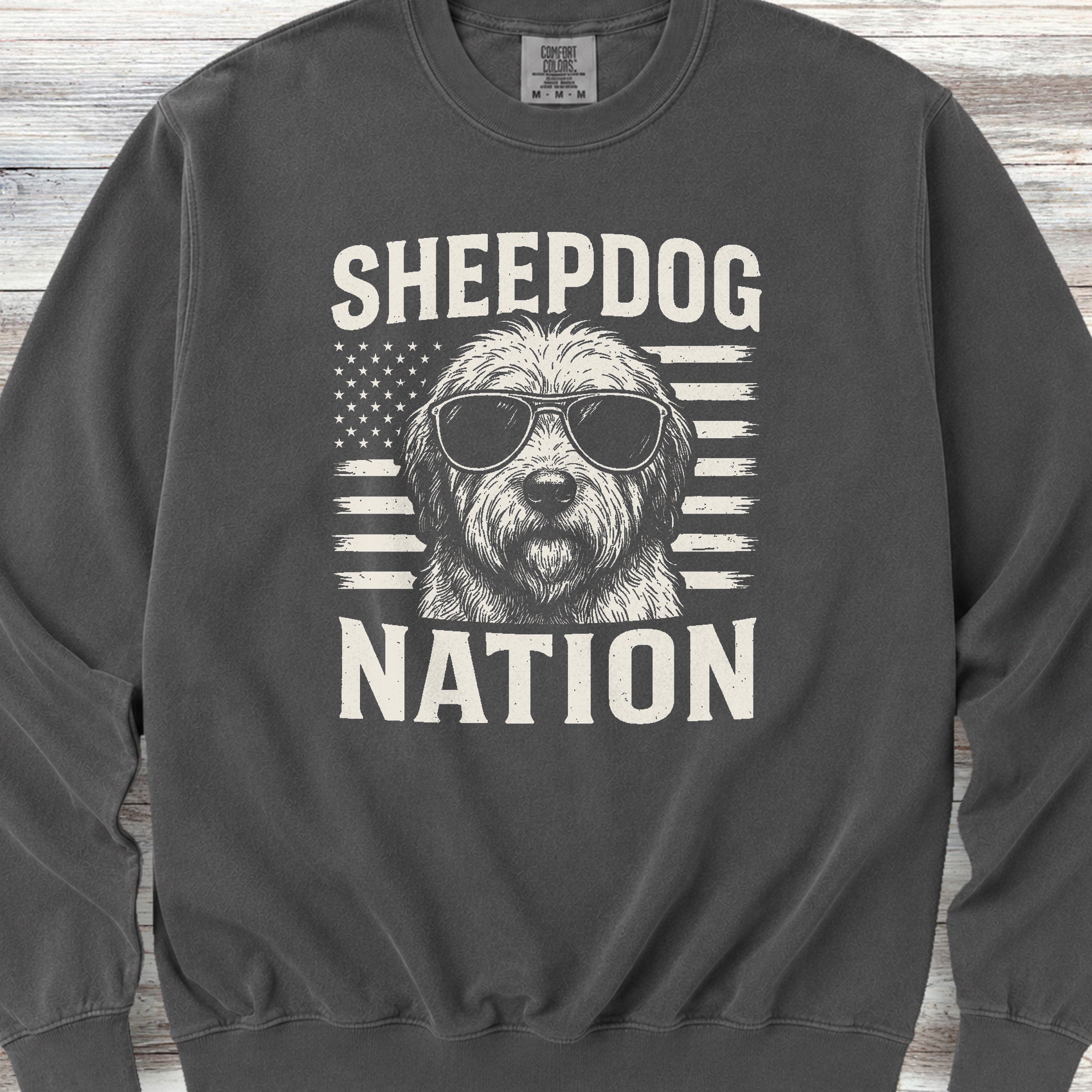 Old English Sheepdog Nation Sweatshirt - Pepper